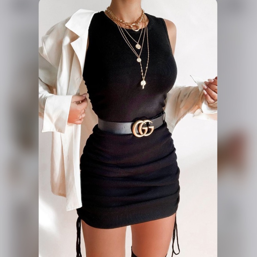 Lioness Military Minds Dress Black XS